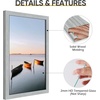 image:imageGolden State Art 11x14 Black Picture FrameSolid WoodampReal GlassMat 8x10  1 Pack 11x14 Wooden Photo Frame White Mat Display for 8x10 Picture Horizontal and Vertical Wall Mounting Home DecorGrey
