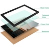 image:imageGolden State Art 11x14 Black Picture FrameSolid WoodampReal GlassMat 8x10  1 Pack 11x14 Wooden Photo Frame White Mat Display for 8x10 Picture Horizontal and Vertical Wall Mounting Home DecorBlack