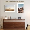 image:imageGolden State Art 11x14 Black Picture FrameSolid WoodampReal GlassMat 8x10  1 Pack 11x14 Wooden Photo Frame White Mat Display for 8x10 Picture Horizontal and Vertical Wall Mounting Home DecorWhite