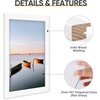 image:imageGolden State Art 11x14 Black Picture FrameSolid WoodampReal GlassMat 8x10  1 Pack 11x14 Wooden Photo Frame White Mat Display for 8x10 Picture Horizontal and Vertical Wall Mounting Home DecorWhite