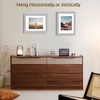 image:imageGolden State Art 11x14 Black Picture FrameSolid WoodampReal GlassMat 8x10  1 Pack 11x14 Wooden Photo Frame White Mat Display for 8x10 Picture Horizontal and Vertical Wall Mounting Home DecorGrey