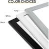 image:imageGolden State Art 11x14 Black Picture FrameSolid WoodampReal GlassMat 8x10  1 Pack 11x14 Wooden Photo Frame White Mat Display for 8x10 Picture Horizontal and Vertical Wall Mounting Home DecorWhite