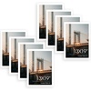image:imageGolden State Art 11x14 Black Picture FrameSolid WoodampReal GlassMat 8x10  1 Pack 11x14 Wooden Photo Frame White Mat Display for 8x10 Picture Horizontal and Vertical Wall Mounting Home DecorWhite