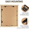 image:imageGolden State Art 11x14 Black Picture FrameSolid WoodampReal GlassMat 8x10  1 Pack 11x14 Wooden Photo Frame White Mat Display for 8x10 Picture Horizontal and Vertical Wall Mounting Home DecorWhite