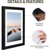 image:imageGolden State Art 11x14 Black Picture FrameSolid WoodampReal GlassMat 8x10  1 Pack 11x14 Wooden Photo Frame White Mat Display for 8x10 Picture Horizontal and Vertical Wall Mounting Home DecorBlack
