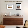 image:imageGolden State Art 11x14 Black Picture FrameSolid WoodampReal GlassMat 8x10  1 Pack 11x14 Wooden Photo Frame White Mat Display for 8x10 Picture Horizontal and Vertical Wall Mounting Home DecorBlack