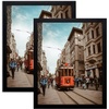 image:imageGolden State Art 11x14 Black Picture FrameSolid WoodampReal GlassMat 8x10  1 Pack 11x14 Wooden Photo Frame White Mat Display for 8x10 Picture Horizontal and Vertical Wall Mounting Home DecorBlack