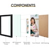 image:imageGolden State Art 11x14 Black Picture FrameSolid WoodampReal GlassMat 8x10  1 Pack 11x14 Wooden Photo Frame White Mat Display for 8x10 Picture Horizontal and Vertical Wall Mounting Home DecorBlack