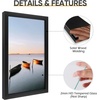 image:imageGolden State Art 11x14 Black Picture FrameSolid WoodampReal GlassMat 8x10  1 Pack 11x14 Wooden Photo Frame White Mat Display for 8x10 Picture Horizontal and Vertical Wall Mounting Home DecorBlack