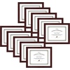 image:imageGolden State Art 11x14 Diploma Frame for 85x11 DocumentSolid WoodGlass  Fit For 11X14 Document amp Certificates Without MatDouble MatBlack With Gold Black 1 PackRed WhiteBlack Mat