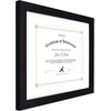 image:imageGolden State Art 11x14 Diploma Frame for 85x11 DocumentSolid WoodGlass  Fit For 11X14 Document amp Certificates Without MatDouble MatBlack With Gold Black 1 PackBlack Single White Mat