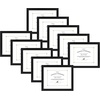 image:imageGolden State Art 11x14 Diploma Frame for 85x11 DocumentSolid WoodGlass  Fit For 11X14 Document amp Certificates Without MatDouble MatBlack With Gold Black 1 PackBlack Single White Mat