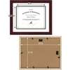 image:imageGolden State Art 11x14 Diploma Frame for 85x11 DocumentSolid WoodGlass  Fit For 11X14 Document amp Certificates Without MatDouble MatBlack With Gold Black 1 PackRed WhiteBlack Mat