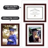 image:imageGolden State Art 11x14 Diploma Frame for 85x11 DocumentSolid WoodGlass  Fit For 11X14 Document amp Certificates Without MatDouble MatBlack With Gold Black 1 PackRed WhiteBlack Mat