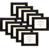 image:imageGolden State Art 11x14 Diploma Frame for 85x11 DocumentSolid WoodGlass  Fit For 11X14 Document amp Certificates Without MatDouble MatBlack With Gold Black 1 PackBlack BlackGold Mat