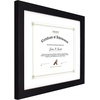 image:imageGolden State Art 11x14 Diploma Frame for 85x11 DocumentSolid WoodGlass  Fit For 11X14 Document amp Certificates Without MatDouble MatBlack With Gold Black 1 PackBlack Single White Mat