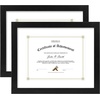 image:imageGolden State Art 11x14 Diploma Frame for 85x11 DocumentSolid WoodGlass  Fit For 11X14 Document amp Certificates Without MatDouble MatBlack With Gold Black 1 PackBlack Single White Mat