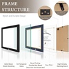 image:imageGolden State Art 11x14 Diploma Frame for 85x11 DocumentSolid WoodGlass  Fit For 11X14 Document amp Certificates Without MatDouble MatBlack With Gold Black 1 PackBlack NavyGold Mat