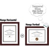 image:imageGolden State Art 11x14 Diploma Frame for 85x11 DocumentSolid WoodGlass  Fit For 11X14 Document amp Certificates Without MatDouble MatWhite With Black  Mahogany1 PackMahogany  White Over Black