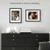 image:imageGolden State Art 11x14 Distressed Black Picture FrameWoodampGlassMat 8x10  1 Pack 11x14 Photo Frame Displays for 8x10 with White over Black Double Mat  Solid WoodampReal Glass Wall Mounting DecorDistressed Black  WhiteBlack Mat