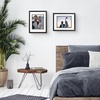 image:imageGolden State Art 11x14 Distressed Black Picture FrameWoodampGlassMat 8x10  1 Pack 11x14 Photo Frame Displays for 8x10 with White over Black Double Mat  Solid WoodampReal Glass Wall Mounting DecorDistressed Black  WhiteBlack Mat