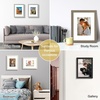 image:imageGolden State Art 11x14 Picture Frame Set of 4Display 8x10 Photo Multicol  Removable White mat Dispaly 8x10 or 11x14 Wooden Frame with Plexiglass FrontBoth Wall or Tabletop displayMix Colors