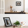 image:imageGolden State Art 11x14 Picture Frame Set of 4Display 8x10 Photo Multicol  Removable White mat Dispaly 8x10 or 11x14 Wooden Frame with Plexiglass FrontBoth Wall or Tabletop displayBlack