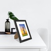 image:imageGolden State Art 11x14 Picture Frame Set of 4Display 8x10 Photo Multicol  Removable White mat Dispaly 8x10 or 11x14 Wooden Frame with Plexiglass FrontBoth Wall or Tabletop displayBlack