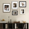 image:imageGolden State Art 11x14 Picture Frame Set of 4Display 8x10 Photo Multicol  Removable White mat Dispaly 8x10 or 11x14 Wooden Frame with Plexiglass FrontBoth Wall or Tabletop displayMix Colors