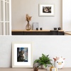 image:imageGolden State Art 11x14 Picture Frame Set of 4Display 8x10 Photo Multicol  Removable White mat Dispaly 8x10 or 11x14 Wooden Frame with Plexiglass FrontBoth Wall or Tabletop displayOak