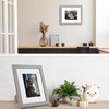 image:imageGolden State Art 11x14 Picture Frame Set of 4Display 8x10 Photo Multicol  Removable White mat Dispaly 8x10 or 11x14 Wooden Frame with Plexiglass FrontBoth Wall or Tabletop displayGray