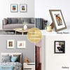 image:imageGolden State Art 11x14 Picture Frame Set of 4Display 8x10 Photo Multicol  Removable White mat Dispaly 8x10 or 11x14 Wooden Frame with Plexiglass FrontBoth Wall or Tabletop displayMix Colors
