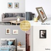 image:imageGolden State Art 11x14 Picture Frame Set of 4Display 8x10 Photo Multicol  Removable White mat Dispaly 8x10 or 11x14 Wooden Frame with Plexiglass FrontBoth Wall or Tabletop displayMix Colors