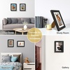 image:imageGolden State Art 11x14 Picture Frame Set of 4Display 8x10 Photo Multicol  Removable White mat Dispaly 8x10 or 11x14 Wooden Frame with Plexiglass FrontBoth Wall or Tabletop displayBlack