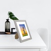 image:imageGolden State Art 11x14 Picture Frame Set of 4Display 8x10 Photo Multicol  Removable White mat Dispaly 8x10 or 11x14 Wooden Frame with Plexiglass FrontBoth Wall or Tabletop displayGray