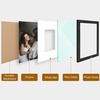 image:imageGolden State Art 11x14 Picture Frame Set of 4Display 8x10 Photo Multicol  Removable White mat Dispaly 8x10 or 11x14 Wooden Frame with Plexiglass FrontBoth Wall or Tabletop displayBlack