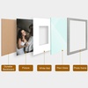 image:imageGolden State Art 11x14 Picture Frame Set of 4Display 8x10 Photo Multicol  Removable White mat Dispaly 8x10 or 11x14 Wooden Frame with Plexiglass FrontBoth Wall or Tabletop displayGray