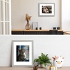 image:imageGolden State Art 11x14 Picture Frame Set of 4Display 8x10 Photo Multicol  Removable White mat Dispaly 8x10 or 11x14 Wooden Frame with Plexiglass FrontBoth Wall or Tabletop displayGray