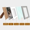 image:imageGolden State Art 11x14 Picture Frame Set of 4Display 8x10 Photo Multicol  Removable White mat Dispaly 8x10 or 11x14 Wooden Frame with Plexiglass FrontBoth Wall or Tabletop displayGray
