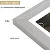 image:imageGolden State Art 11x14 Picture Frame Set of 4Display 8x10 Photo Multicol  Removable White mat Dispaly 8x10 or 11x14 Wooden Frame with Plexiglass FrontBoth Wall or Tabletop displayGray