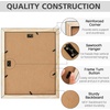 image:imageGolden State Art 11x14 Picture Frame WhiteSolid WoodampReal GlassMat 8x10  2 Pack 11x14 Photo Frames White Mat Display for 8x10 Picture Horizontal and Vertical Wall MountingBlack