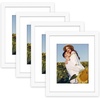 image:imageGolden State Art 11x14 Picture Frame WhiteSolid WoodampReal GlassMat 8x10  2 Pack 11x14 Photo Frames White Mat Display for 8x10 Picture Horizontal and Vertical Wall MountingWhite
