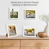 image:imageGolden State Art 11x14 White Picture Frame Wood Frame And Tempered Glass Display for 8x10 Picture with Mat or 11x14 picture without Mat Wall Display 1 Pack  1 Pack 11x14 Photo Frame White Mat Display for 8x10 Picture Horizontal and Vertical Wall Mounting Home DecorWhite