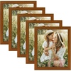 image:imageGolden State Art 11x14 White Picture Frame Wood Frame And Tempered Glass Display for 8x10 Picture with Mat or 11x14 picture without Mat Wall Display 1 Pack  1 Pack 11x14 Photo Frame White Mat Display for 8x10 Picture Horizontal and Vertical Wall Mounting Home DecorBrown