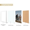 image:imageGolden State Art 11x14 White Picture Frame Wood Frame And Tempered Glass Display for 8x10 Picture with Mat or 11x14 picture without Mat Wall Display 1 Pack  1 Pack 11x14 Photo Frame White Mat Display for 8x10 Picture Horizontal and Vertical Wall Mounting Home DecorWhite