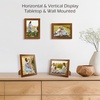 image:imageGolden State Art 11x14 White Picture Frame Wood Frame And Tempered Glass Display for 8x10 Picture with Mat or 11x14 picture without Mat Wall Display 1 Pack  1 Pack 11x14 Photo Frame White Mat Display for 8x10 Picture Horizontal and Vertical Wall Mounting Home DecorBrown