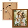 image:imageGolden State Art 11x14 White Picture Frame Wood Frame And Tempered Glass Display for 8x10 Picture with Mat or 11x14 picture without Mat Wall Display 1 Pack  1 Pack 11x14 Photo Frame White Mat Display for 8x10 Picture Horizontal and Vertical Wall Mounting Home DecorBrown