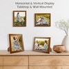 image:imageGolden State Art 11x14 White Picture Frame Wood Frame And Tempered Glass Display for 8x10 Picture with Mat or 11x14 picture without Mat Wall Display 1 Pack  1 Pack 11x14 Photo Frame White Mat Display for 8x10 Picture Horizontal and Vertical Wall Mounting Home DecorBrown