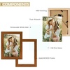image:imageGolden State Art 11x14 White Picture Frame Wood Frame And Tempered Glass Display for 8x10 Picture with Mat or 11x14 picture without Mat Wall Display 1 Pack  1 Pack 11x14 Photo Frame White Mat Display for 8x10 Picture Horizontal and Vertical Wall Mounting Home DecorBrown