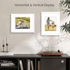 image:imageGolden State Art 11x14 White Picture Frame Wood Frame And Tempered Glass Display for 8x10 Picture with Mat or 11x14 picture without Mat Wall Display 1 Pack  1 Pack 11x14 Photo Frame White Mat Display for 8x10 Picture Horizontal and Vertical Wall Mounting Home DecorWhite
